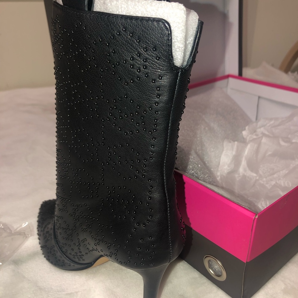 Vince Camuto Black Ankle Booties - Picture 2 of 6
